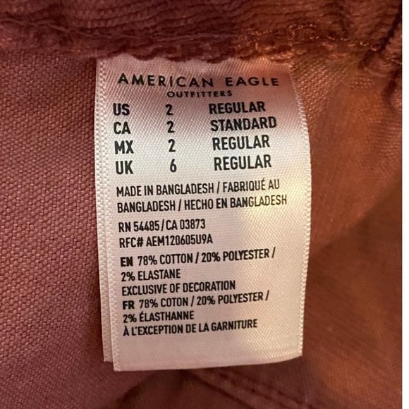 American Eagle High Waisted Corduroy Mini Skirt - Picture 11 of 11